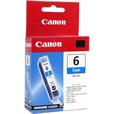 Canon BCI6C Cyan for BJC-8200,S800,S820,S820D,S900,S9000.