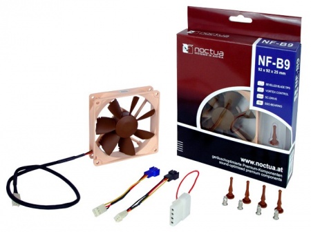 92mm Noctua NF-B9 1600RPM Fan, [NF-B9-1600]