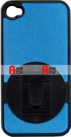 iPhone 4 / 4S Case with Standard - Blue Black