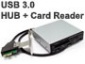 USB 3.0 3.5" Internal Card Reader + 3-Port USB 3.0 HUB