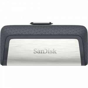 128GB SanDisk Ultra Dual Drive USB Type C, SDDDC2 , USB Type C, Black, USB3.1/Type C reversible connector, Retractable Design , Type-C enabled Android