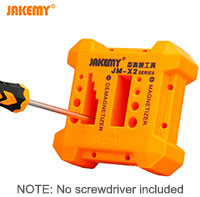 JAKEMY Portable Magnetizer & Demagnetizer Tool, [JM-X2], for screwdriver tips, drill bits