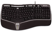 Microsoft Natural Ergonomic Keyboard 4000, USB Microsoft Natural Ergonomic Keyboard 4000, USB