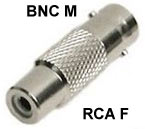 BNC Connector Female - RCA Female
