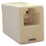 Adaptor: 6P4C Female - 6P4C Female Adaptor: 6P4C Female - 6P4C Female