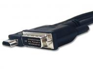 Cable: DVI male - HDMI male, 3 metres