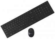 NEWMEN KM108 Wired Slim Desktop USB KB & Mouse Black