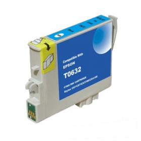 Ink Compatible For Epson T0632, Cyan