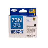 EPSON BLACK 73/73N TWIN PACK, C79,CX3900,CX4900/5900/8300 CX6900F,C90,C110,CX5500/7300