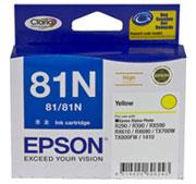 EPSON 81N YELLOW HIGHCAP CLARIA INK FOR R290,TX650...
