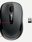 Microsoft Cordless Mobile Mouse 3500 in Gray colou...