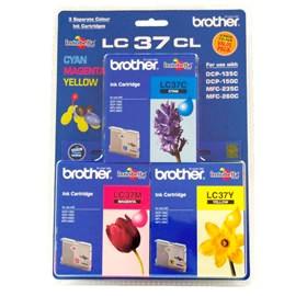 BROTHER M,Y COLOR PACK LC37C, FOR DCP135C/150C MF260C MFC235C