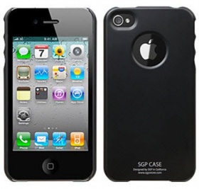 SGP iPhone 4 Cover - Black