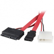 Micro SATA to Molex power and SATA data cable Micro SATA to Molex power and SATA data cable