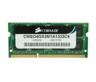 4GB Corsair [CMSO4GX3M1A1333C9], SO-DIMM DDR3/PC-10600/1333MHz