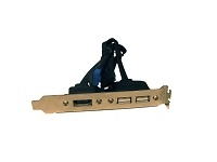 eSATA & 2xUSB 2.0 Back Plate for Mainboard eSATA & 2xUSB 2.0 Back Plate for Mainboard