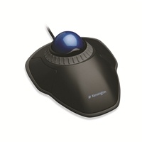 Kensington Orbit Trackball with Scroll Ring, Scroll Ring, Ambidextrous,Optical, Click-Free Scrolling