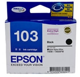 EPSON EXTRA HIGH CAPACITY BLACK INK FOR T40W,TX600FW,TX610FW,TX550, [C13T103192]