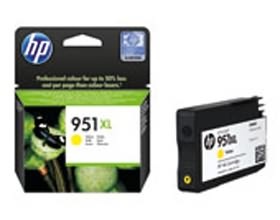 HP 951XL YELLOW OFFICEJET INK CARTRIDGE, [CN048AA]