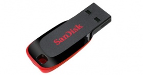 16GB Sandisk CZ50 \'Cruzer Blade\' USB Flash Drive, ...