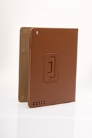 Amaze iPad2/The New iPad (iPad 3) Protective Leather Case, BROWN Colour