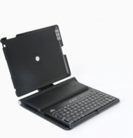 Amaze iPad2 Protective Leather Case with Bluetooth Keyboard, BLACK Colour,Adjustable Holder, Slim Case, 4 Auto Securing Magnetic Dots