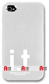 I.T Plastic Case for iPhone 4 / 4s - Silver