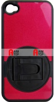 iPhone 4 / 4S Case with Standard - Red
