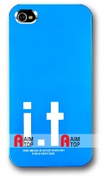 I.T Plastic Case for iPhone 4 / 4s - Blue