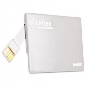 16GB clickfree Ultra Thin Portable Backup Flash Drive