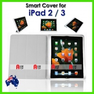 Magnetic Smart Cover / Case for The New iPad (iPad 3) - Gray