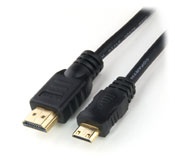 Cable: mini HDMI (Type C) to HDMI (Type A) 1.5M, 19+1 wire, 4K Supported