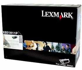 Lexmark X651H11P BLACK PREBATE TONER YIELD 25,000 PAGES FOR X652, X654, X656, X658