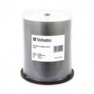 Verbatim CD-R 700MB 100PK WHITE THERMAL 52X PRINTA...