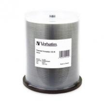 Verbatim CD-R 700MB 100PK WHITE THERMAL 52X PRINTABLE SURFACE