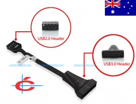 USB 3.0 Internal 20-pin  Male to Internal USB 2.0 Female Adapter Cable
