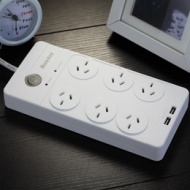 Huntkey 6 Outlet Surge Protected Powerboard with D...