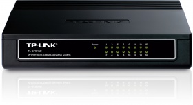 TP-Link 10/100M 16 Port Desktop Switch, Plastic Case, [TL-SF1016D]