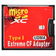CompactFlash CF Card Adapter Single Slot for micro SD / TF Memory Card, Type I
