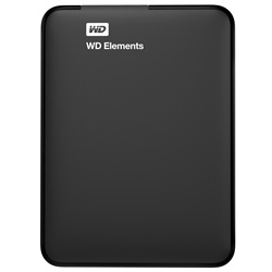 2TB WD ELEMENTS PORTABLE 2.5' EXTERNAL USB3.0 HDD (BLACK)