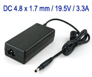 65W Replacement Notebook AC Power Adapter 18.5V 3.33A (4.8*1.7mm) for HP ENVY 4 / 6 series, UltraBook, SleekBook