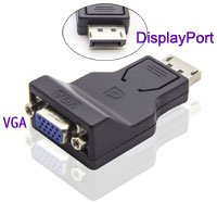 Converter: DisplayPort (Male) to VGA (Female) Cabl... Converter: DisplayPort (Male) to VGA (Female) Cabl...