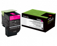 Lexmark 708M MAGENTA RETURN TONER CARTRIDGE, 1K, C...