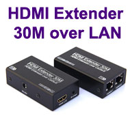 HDMI Extender over Cat-5e / Cat-6 LAN Cable, [T-50... HDMI Extender over Cat-5e / Cat-6 LAN Cable, [T-50...