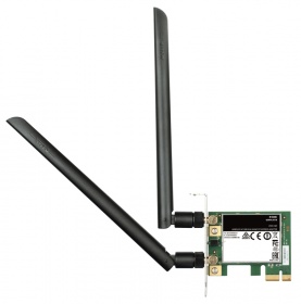 D-Link DWA-582, Wireless AC1200 Dual Band PCIe Des...