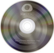 LG Millenniata M-DISC DVD+R 4.7GB 4X Permanent File Backup Disk