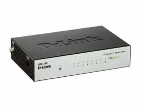 D-Link DGS-108 8-Port Gigabit Desktop Switch (Metal Housing)