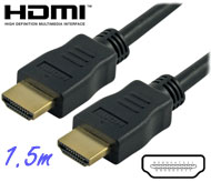 Cable: HDMI Male-Male cable, 1.5m, Ver 1.4 Cable: HDMI Male-Male cable, 1.5m, Ver 1.4