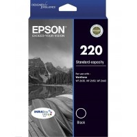 EPSON 220 STD CAP DURABRITE ULTRA BLK INK WF-2630,...