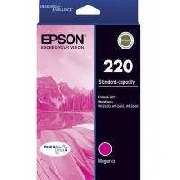 EPSON 220 STD CAP DURABRITE ULTRA MAGENTA INK WF-2630, WF-2650, WF-2660